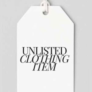 Unlisted for clothing